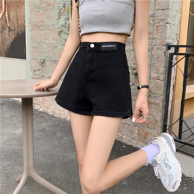 Quần Short Nữ Lưng Cao Ống Rộng Thời Trang Hàn Quốc