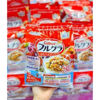 Ngũ cốc đỏ Calbee Nhật Bản 750gram
