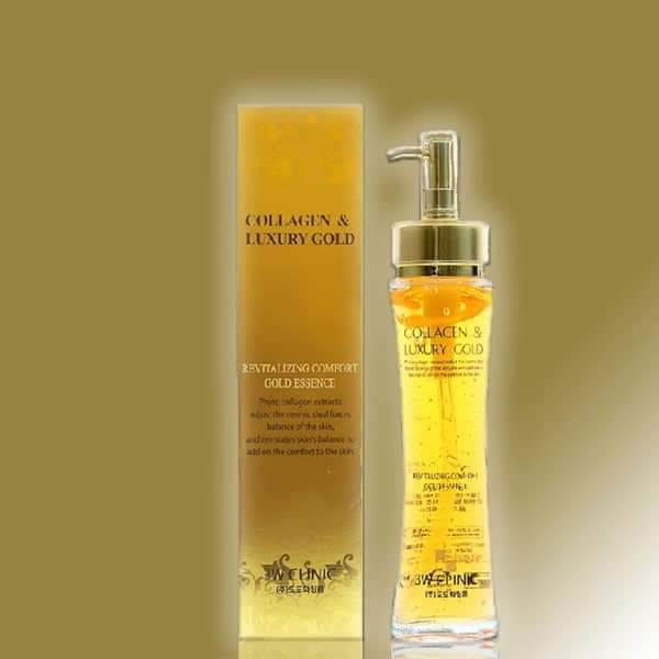 Serum Tinh Chất Vàng Dưỡng Trắng Tái Tạo Da Collagen &amp; Luxury Gold 3W Clinic 150ml