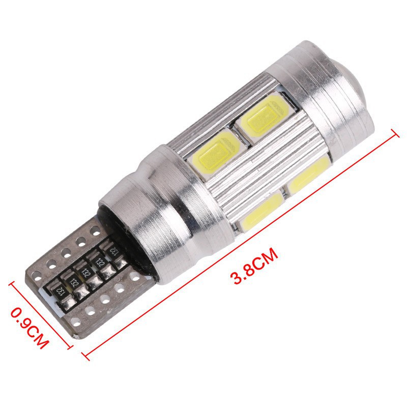 UNI-SHINE Set 2 Bóng Đèn Led T10 194 W5W Chuyên Dụng Cho Xe Hơi