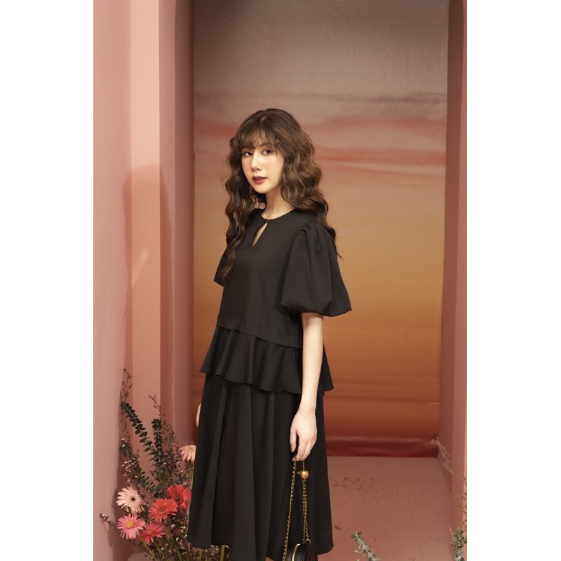 [Mã FATHANG5 giảm 10K đơn 50K] Đầm tay bồng xẻ ngực | BigBuy360 - bigbuy360.vn
