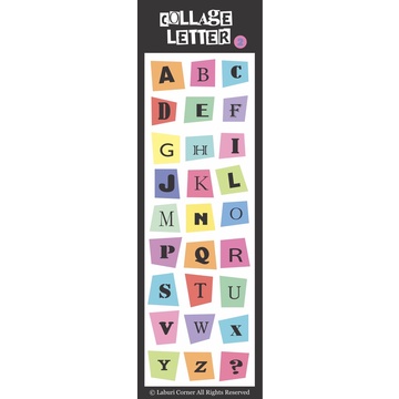 STICKER CHỮ COLLAGE LETTER 8 phân loại 🎱