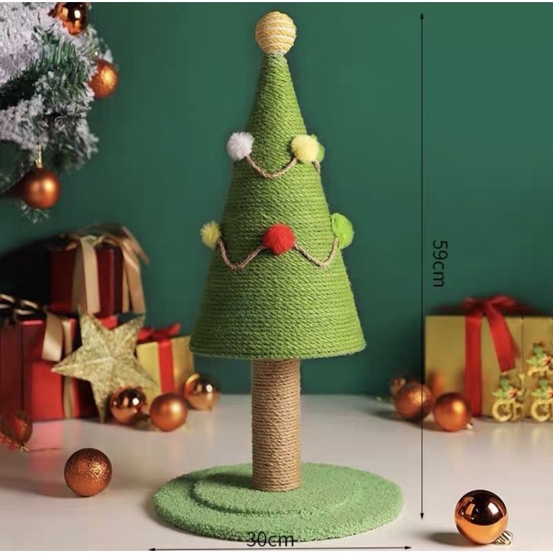 Trụ cào móng cây thông🎄cho mèo siêu đẹp🎄 Feedback đáng yêu