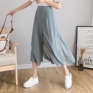 Quần voan hai tà váy