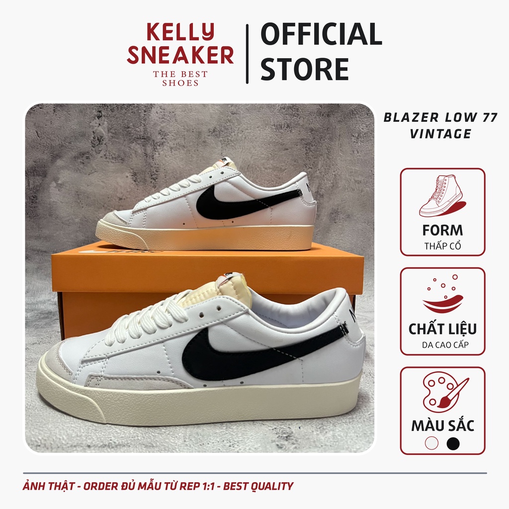Giày Thể Thao Sneaker Blazer Low Vintage 77 - Bản Tiêu Chuẩn