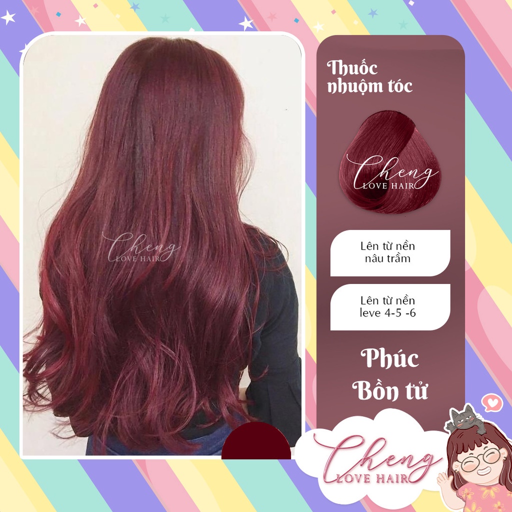 Thuốc Nhuộm Tóc Màu PHÚC BỒN TỬ Không Tẩy | Chenglovehair, Chenglovehairs