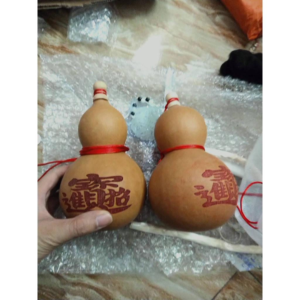 Bình hồ lô  bình chất gỗ