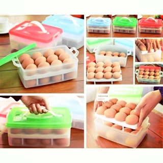 Hộp đựng trứng 2 tầng