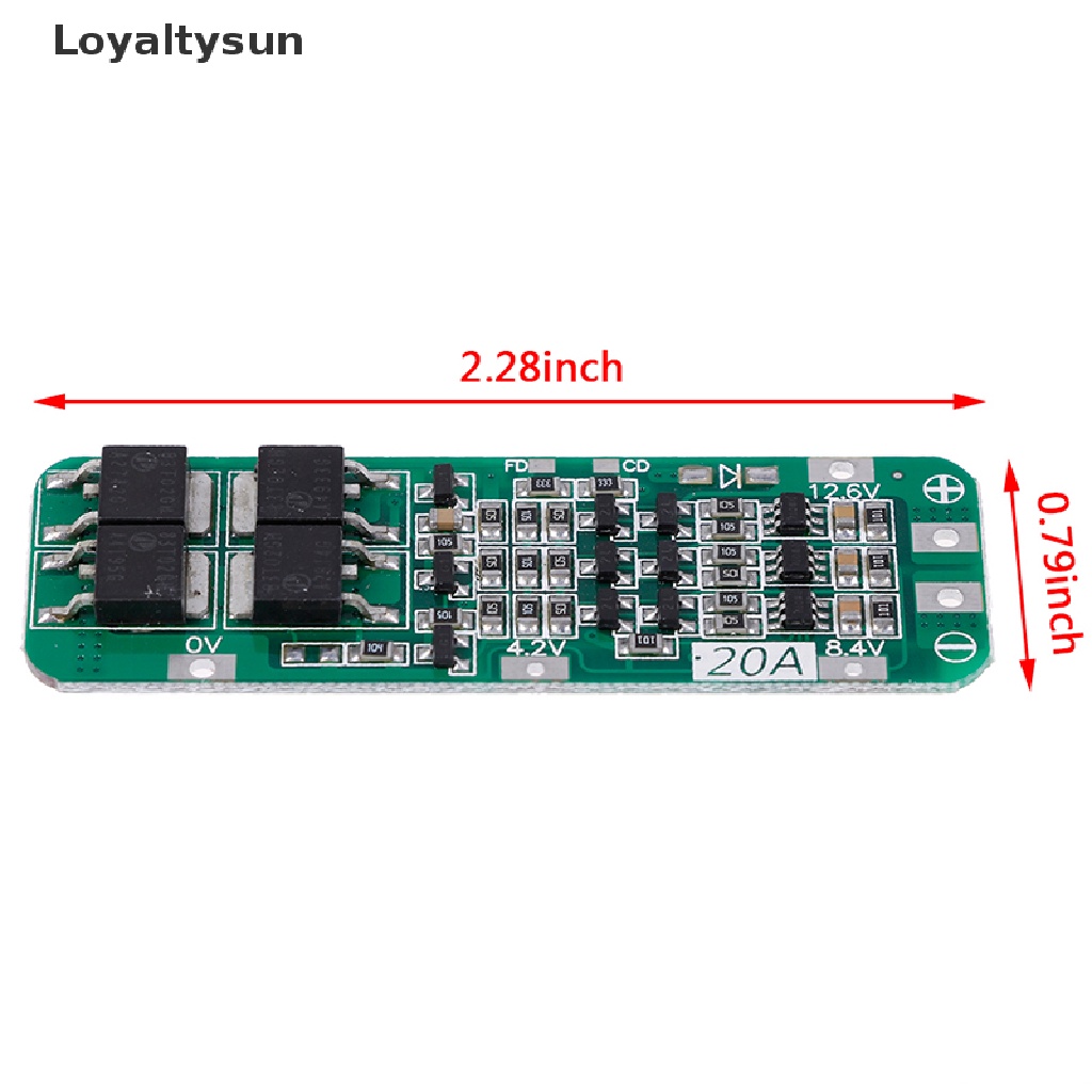 Mới Bộ Sạc Pin Li-ion 18650 3S 20A PCB BMS 12.6V