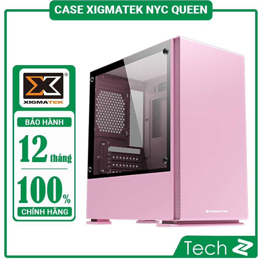 Vỏ Case Xigmatek NYC QUEEN  (Mini-Tower/Màu Hồng)
