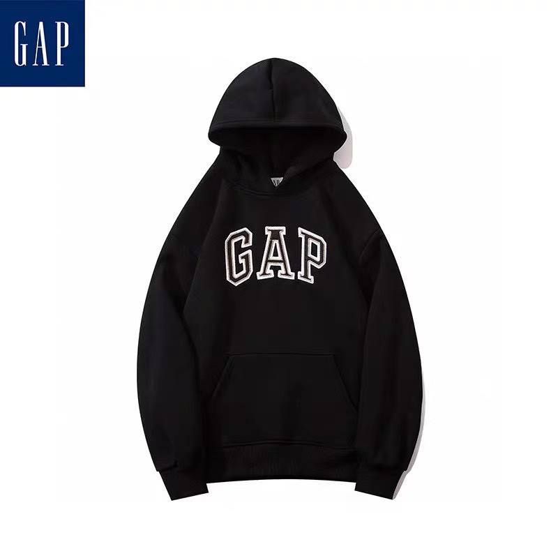 Áo Nỉ Hoodie chữ GAP đơn giản đẹp  Áo Hoodie nam nữ đẹp trắng đen