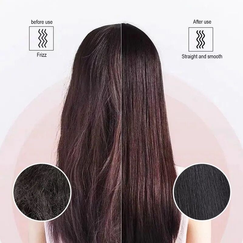 【Shiny b&amp;s】hair tool 2 trong 1 Bàn chải duỗi tóc Công cụ tạo kiểu Lược chải tóc Máy ép duỗi tóc thẳng Máy Duỗi Tóc Lược Máy uốn tóc