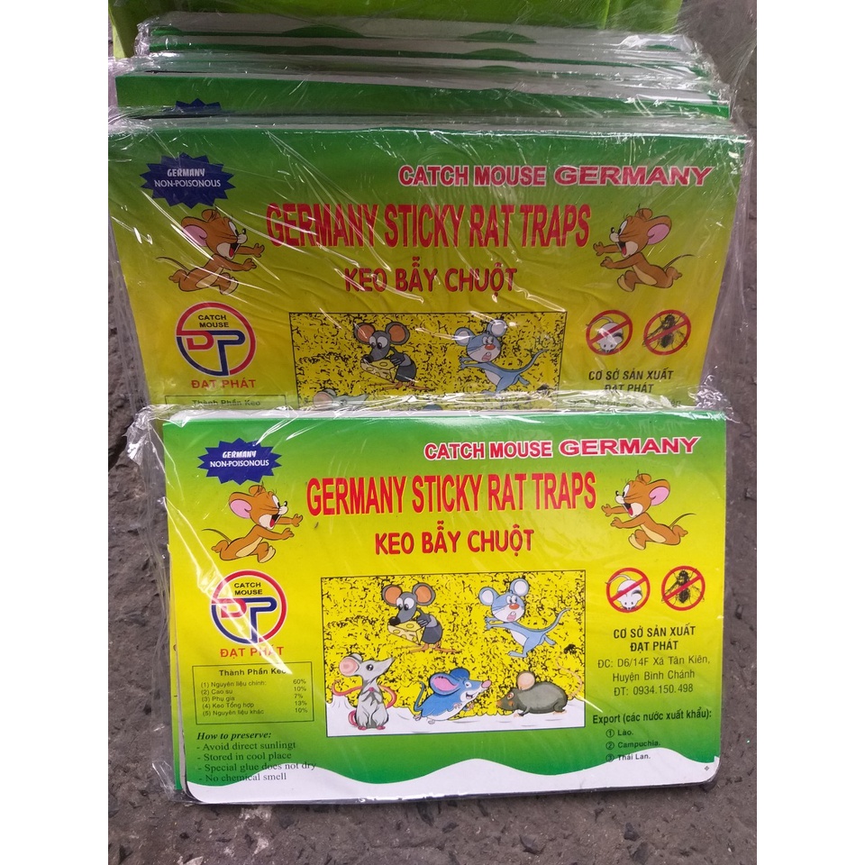 [Sale Xả Kho] Keo Dán Chuột Germany Sticky Rat Traps Loại Xanh