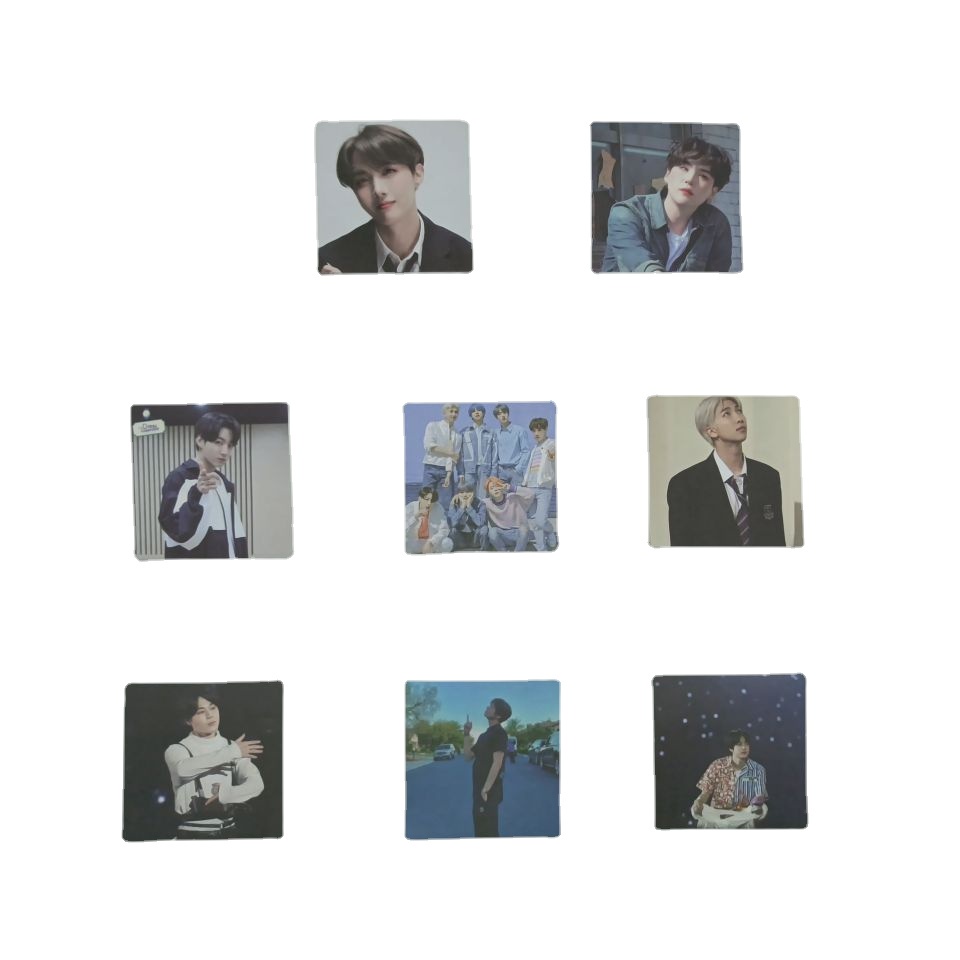 Set 30 Miếng Dán Ghi Chú Họa Tiết BTS Dễ Thương Dành Cho Học Sinh