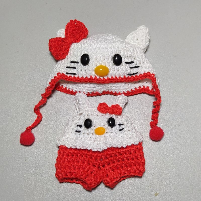 Set đồ len Kitty size búp bê BJD 1/8, Baboliy