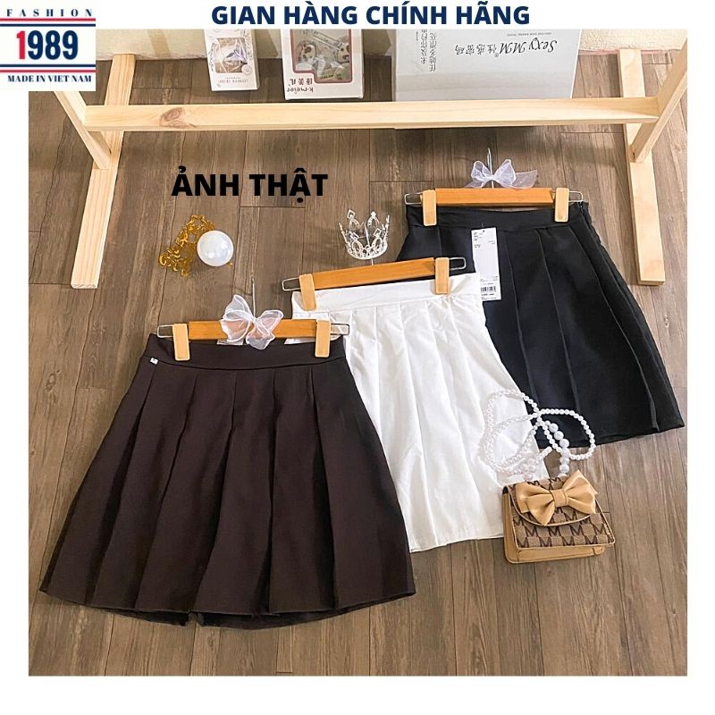 Chân váy tennis ngắn xếp ly cạp cao dáng xòe thời trang nữ hàng cao cấp -PHƯƠNG VŨ 1989