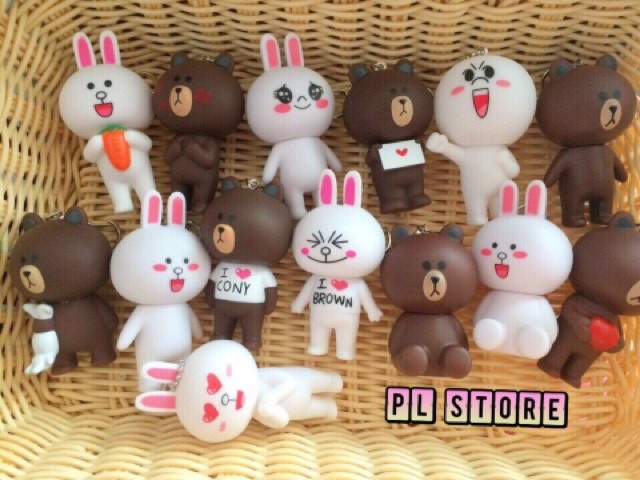 Móc khoá Gấu Brown, Thỏ Cony