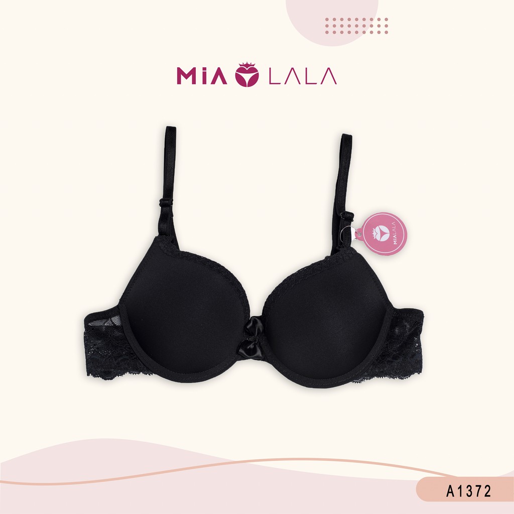 Áo lót có gọng đệm vừa cotton pha quai ren điệu MiaLala 0002 NA1370002