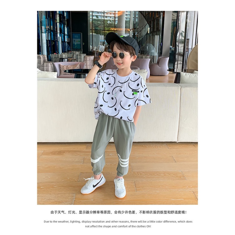 Quần Dài Dáng Rộng Chống Muỗi Phong Cách Mùa Hè Hàn Quốc Hàng Mới 2022 Thời Trang Mùa Hè Dành Cho Bé Trai