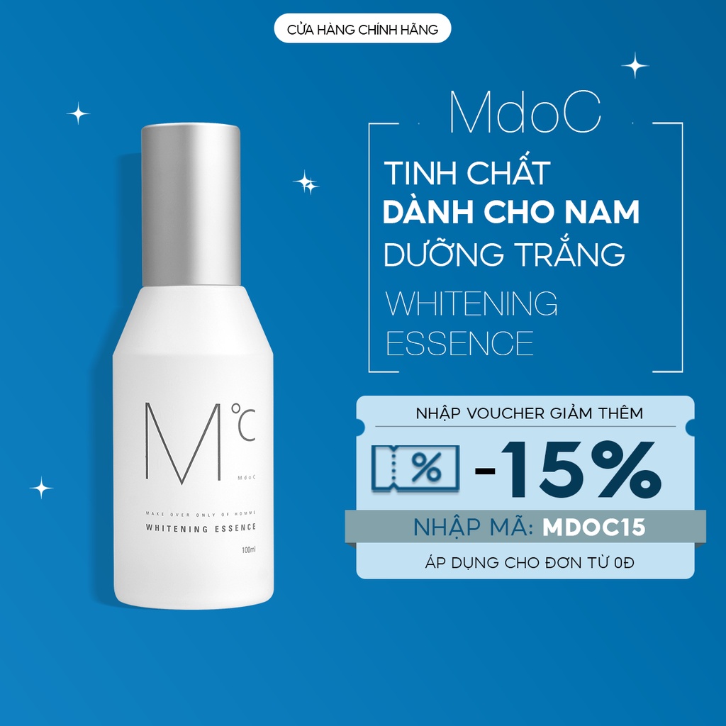 Mĩ phẩm nam tinh chất dưỡng trắng da MdoC Whitening Essence 100ml Hàn Quốc
