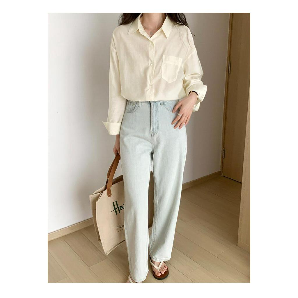 Áo Sơ Mi Chống Nắng Dài Tay Nhẹ Nhàng Thời Trang Mùa Hè Dành Cho Nữ 631