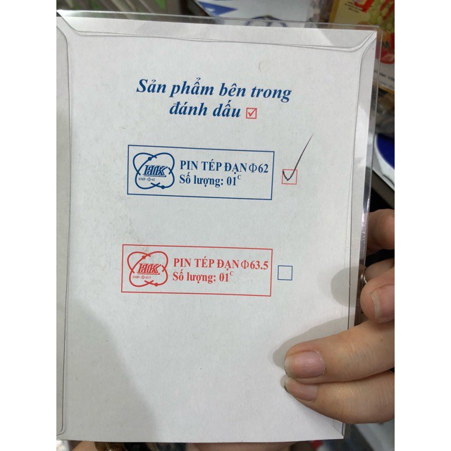 QH-Côn loa Pin Tép Đạn  phi 62