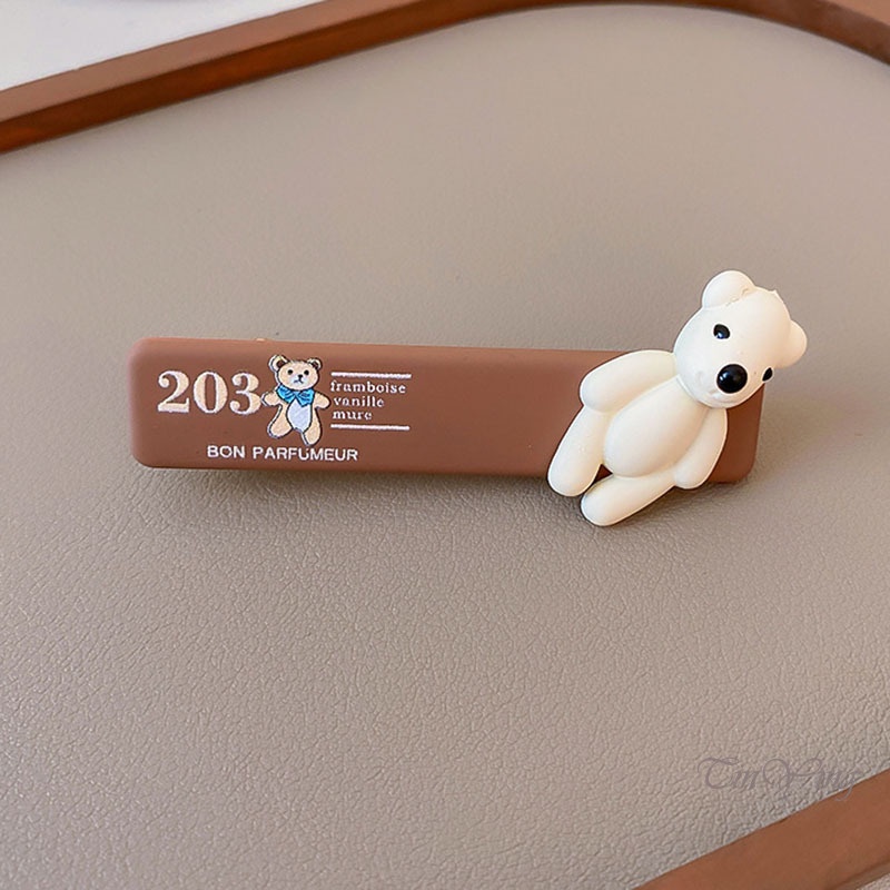 GETNOIVAS Kẹp Tóc Hình Động Vật Hoạt Hình 3D Dễ Thương Cho Nữ