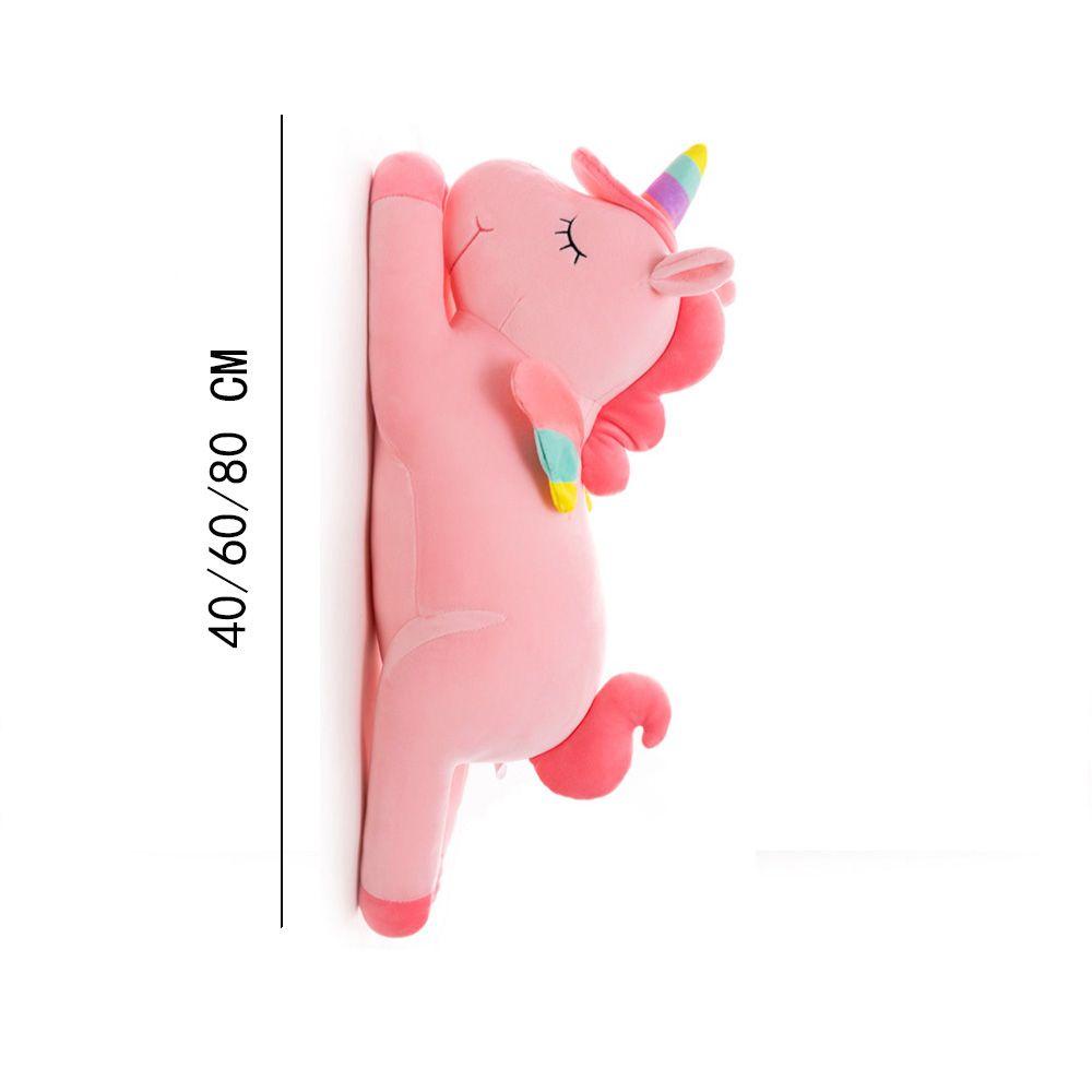 Đồ chơi nhồi bông Hình Con Kì Lân Cầu Vồng Mềm Mại