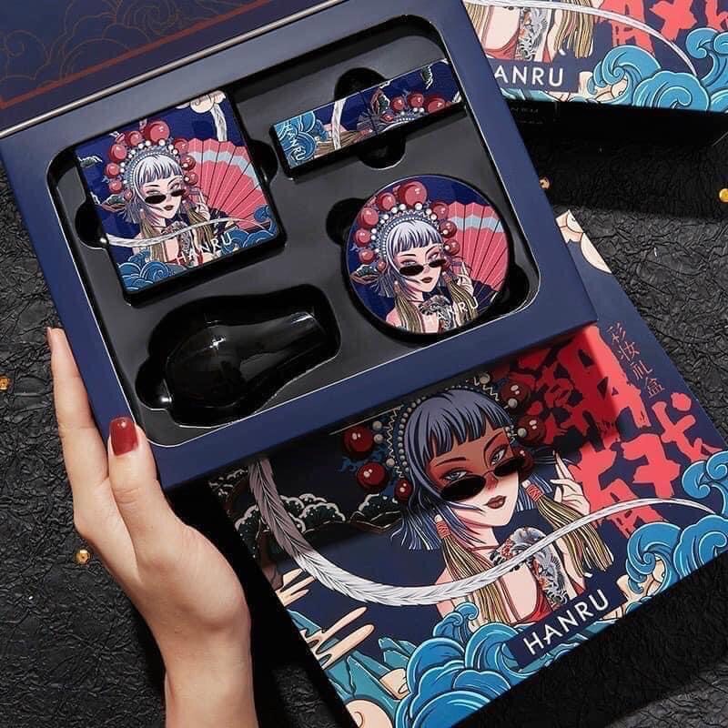 set trang điểm 4 món hanru