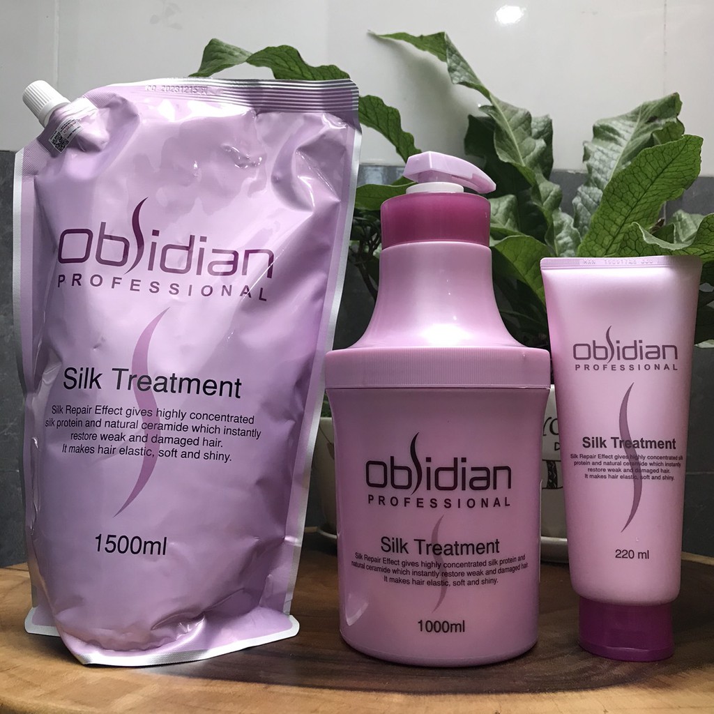 Hấp lạnh siêu mượt Obsidian Silk Treatment 220ml | BigBuy360 - bigbuy360.vn