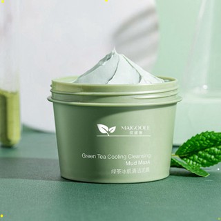Mặt nạ đất sét trà xanh maigoole mát lạnh detox, miếng đắp mặt nạ thải độc da 100g