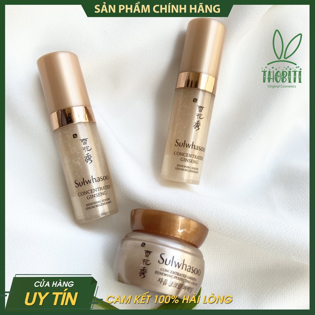 [mini 5ml] Tinh chất chống lão hoá từ nhân sâm Sulwhasoo Concentrated Ginseng Renewing Serum