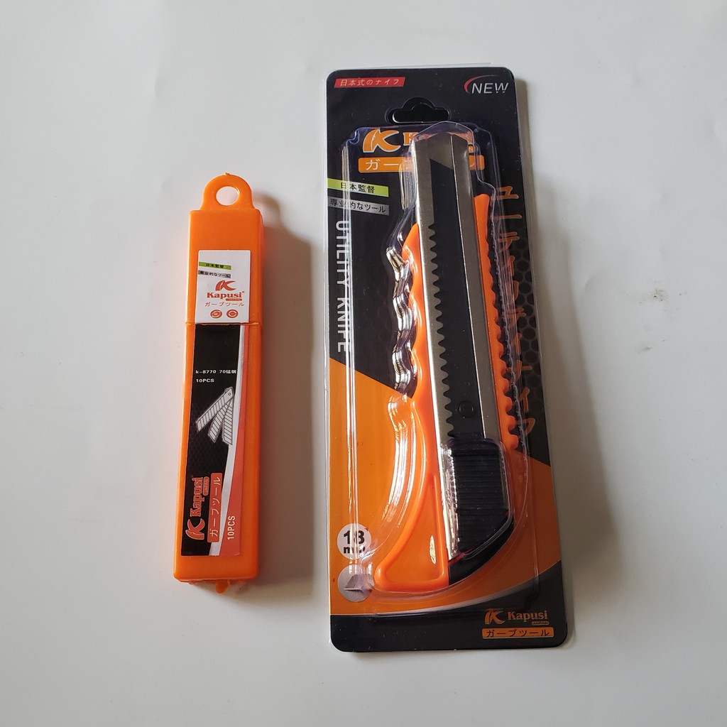 Dao dọc giấy, cắt giấy, ghép cành Kapusi kèm 10 lưỡi dao