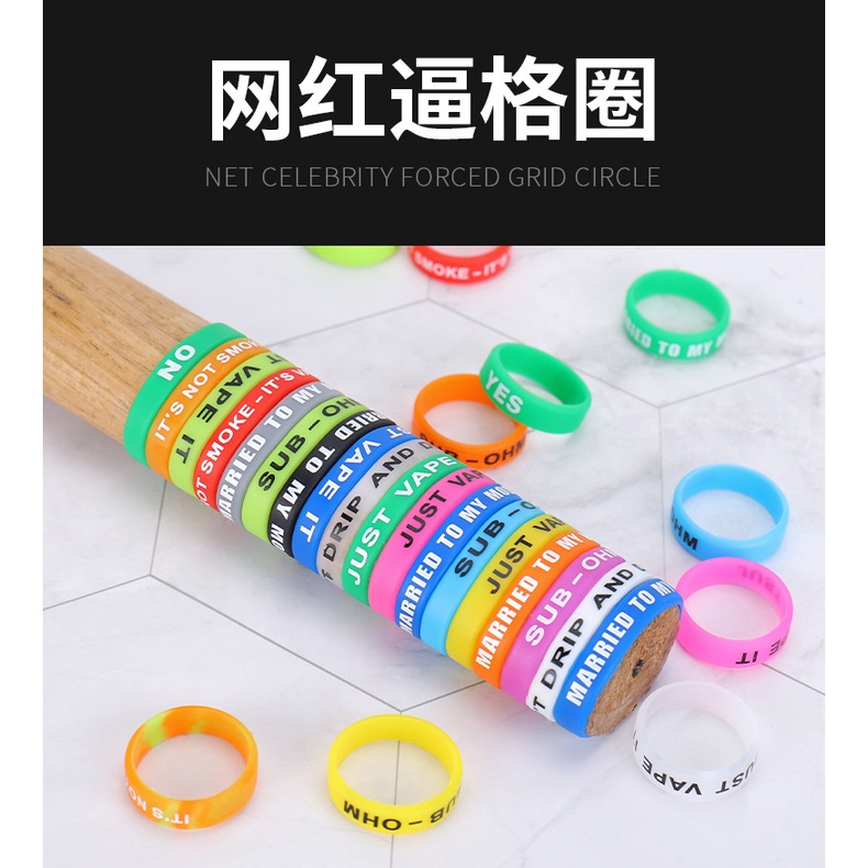 Vòng chống trơn silicol cho cần câu , ná cao su gói 100c