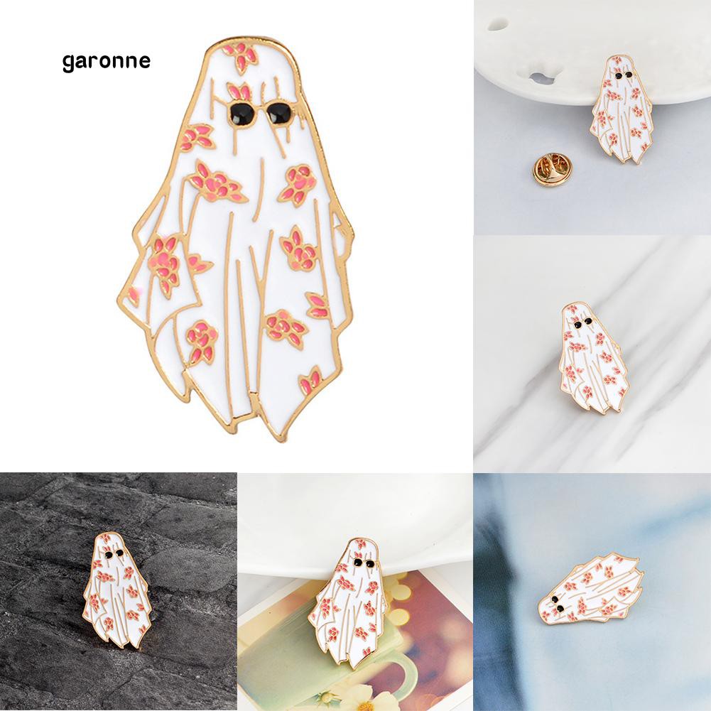 Ghim cài áo hình con ma đeo kính mát ngộ nghĩnh thời trang cho nam nữ