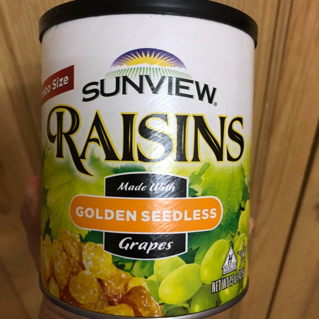 Nho khô Mỹ Raisin Sunview