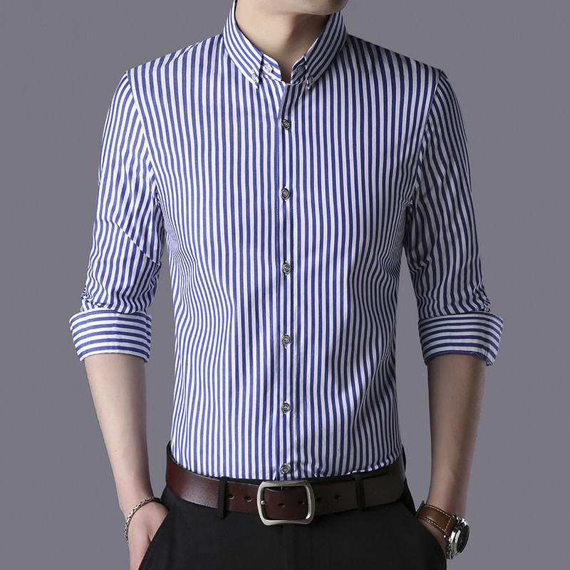 Áo Sơ Mi Nam FLASHBACKS Dài Tay - Thời Trang Nam Sọc Kẻ Thời Trang - Chất Vải Đẹp  AD000008