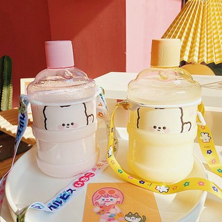 Bình Nước Nhựa Gấu Có Quai