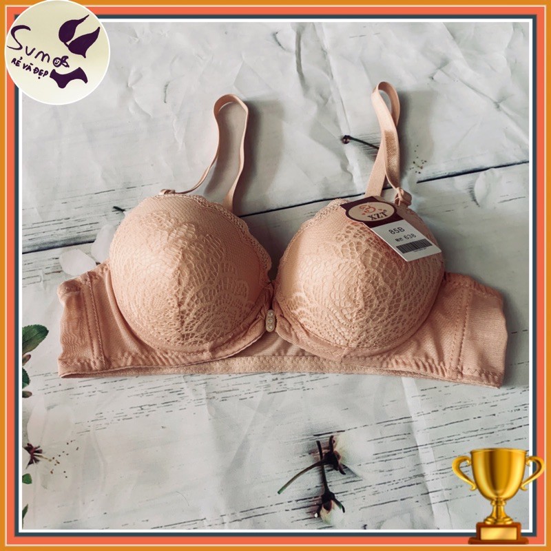 Áo lót ren cài khuy trước, có gọng nâng đẩy ngực, tạo khe, mút đệm dày 2 cm. By SUMO Underwear - 638. | BigBuy360 - bigbuy360.vn