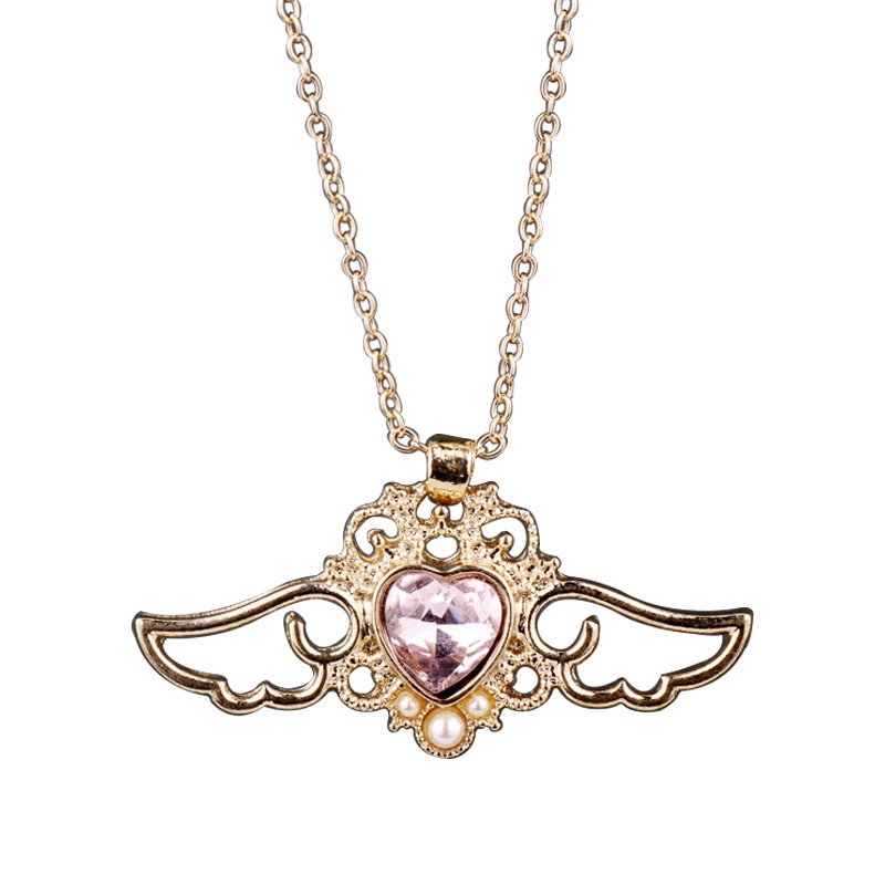 Dây Chuyền Hợp Kim Mặt Hình Thủ Lĩnh Thẻ Bài Sakura Hoạt Hình Dễ Thương