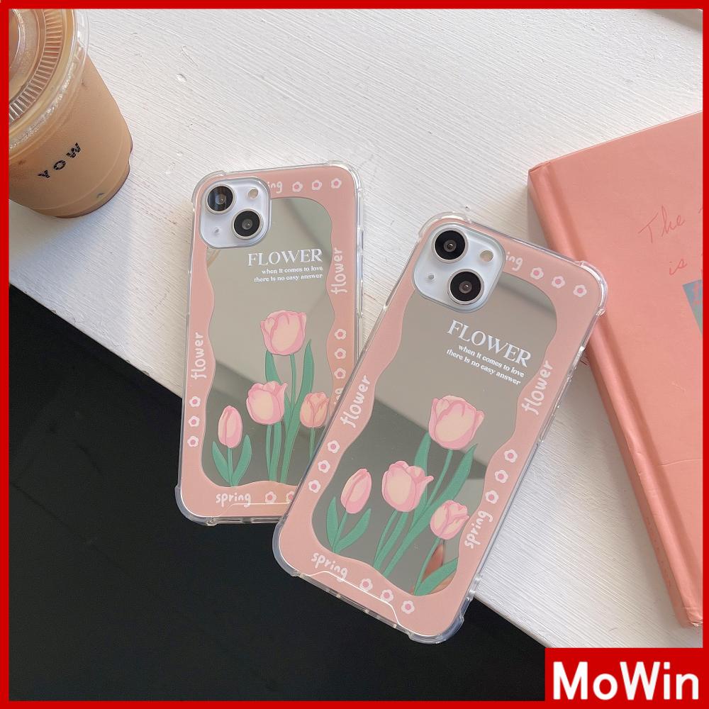 Ốp điện thoại acrylic HD họa tiết hoa hồng dễ thương chống sốc thích hợp cho iPhone 11/13 ProMax/12 ProMax/7 Plus/xr