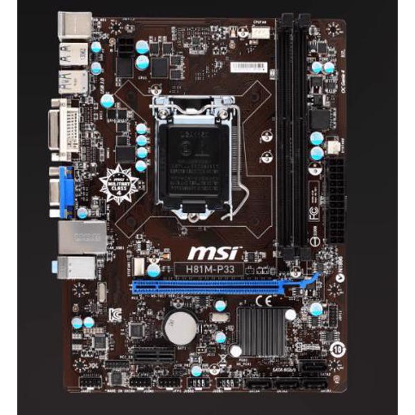 Bo mạch chủ main MSI H81M-P33 socket 1150 đủ chặn | BigBuy360 - bigbuy360.vn