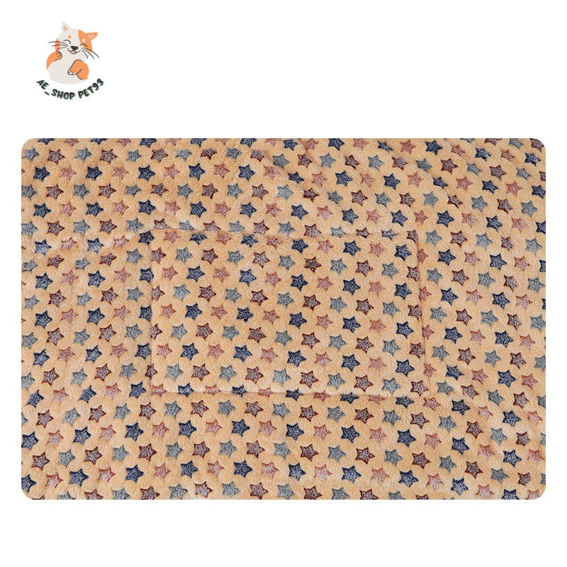 Thảm nằm lót bông cho chó mèo - Đệm nằm mỏng mùa đông cho thú cưng