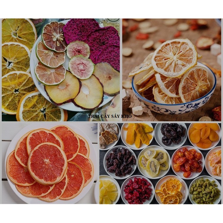 Trà Detox Korea hoa quả sấy lạnh giảm Robimart liệu trình 30 ngày - Tặng bình 1 lít, mật ong, 5 gói đường