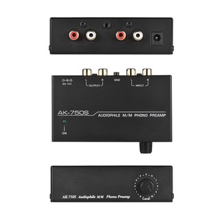 Ĩ Audiophile M/M Phono Preamp Preamplifier with Level Controls RCA Input & Output Interfaces