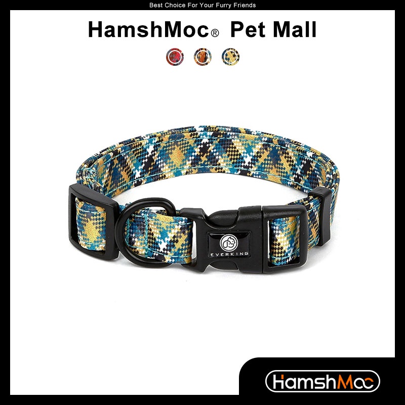 HamshMoc Vòng Cổ Mềm Chắc Bền Có Thể Điều Chỉnh Cho Thú Cưng