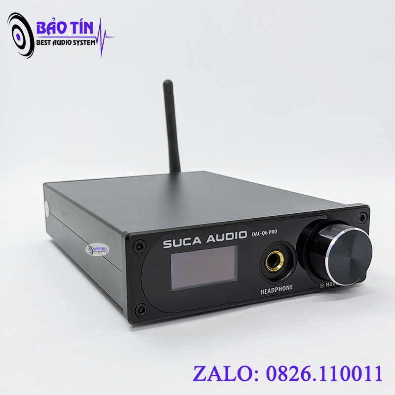 Dac SUCA Q6 Pro giải mã 32bit/768khz và chơi DSD 512 Tặng kèm dây quang liton USA