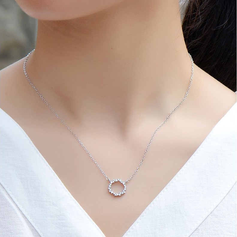 Dây chuyền nữ vòng cổ nữ bạc s925 huyền thoại biển xanh Cá jewelry DC77