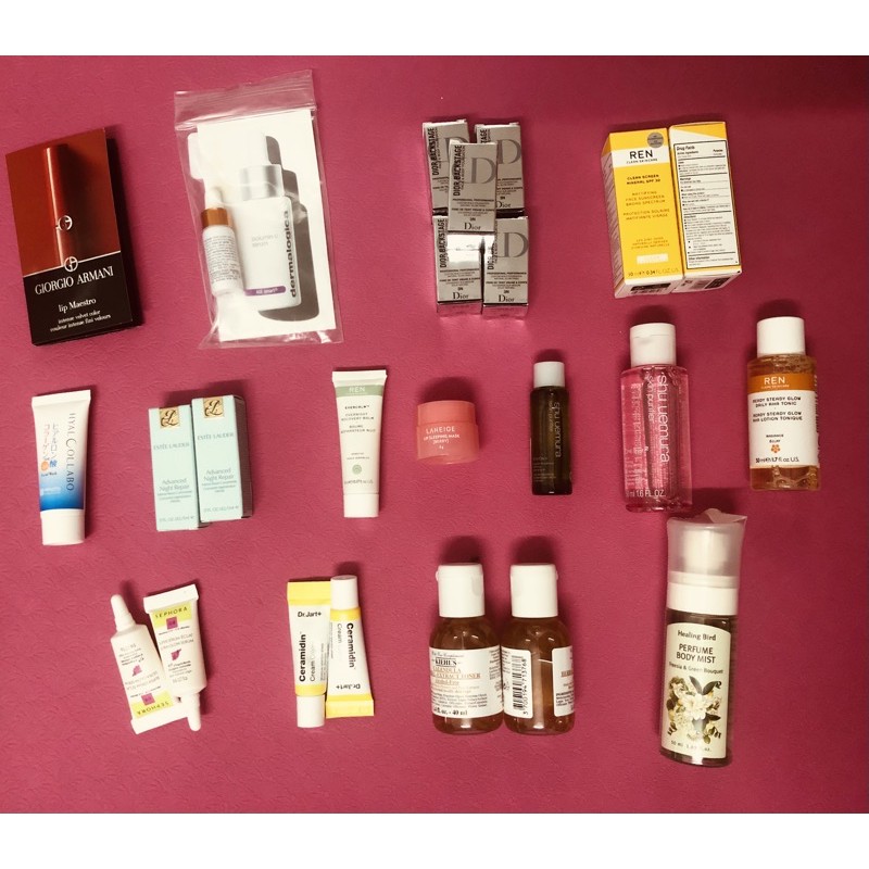 [Minisize] kem chống nắng, dưỡng da, xịt khoáng, serum, tẩy TBC các hãng