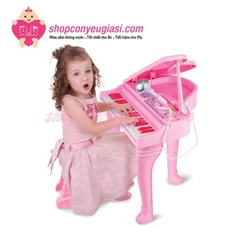 Đàn Piano Cổ Điển Kèm Micro Đồ Chơi Cho Bé Winfun